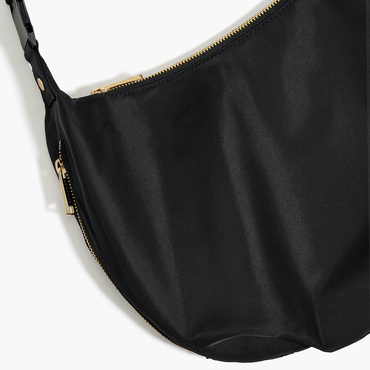 Lauren Hand Bag Inc 2 Nylon Crossbody Bag - Black/Gold/Lavender