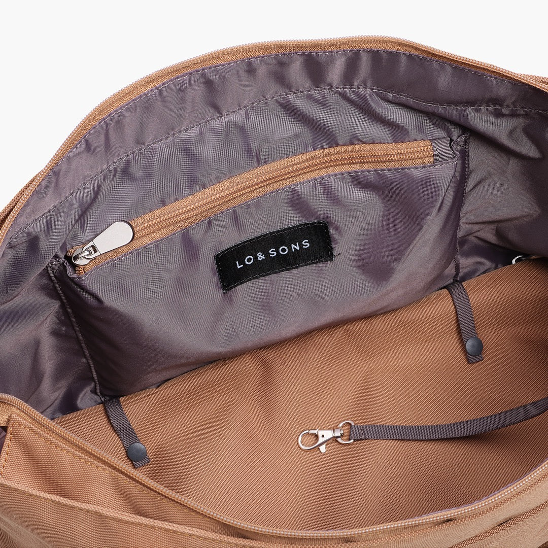 Lauren Hand Bag Inc Deluxe Tote - 600D Recycled Poly - Golden Brown