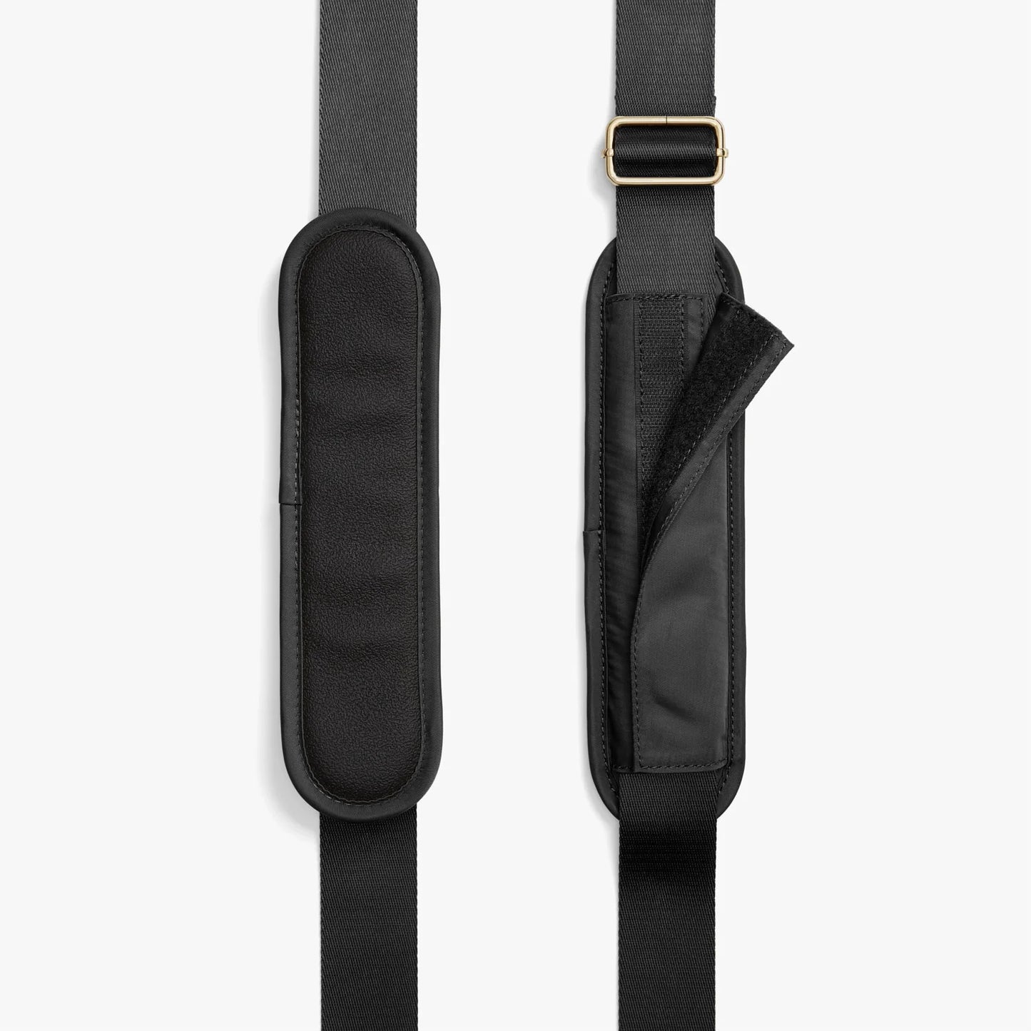 Lauren Hand Bag Inc nylon laptop bag black gold grey back view
