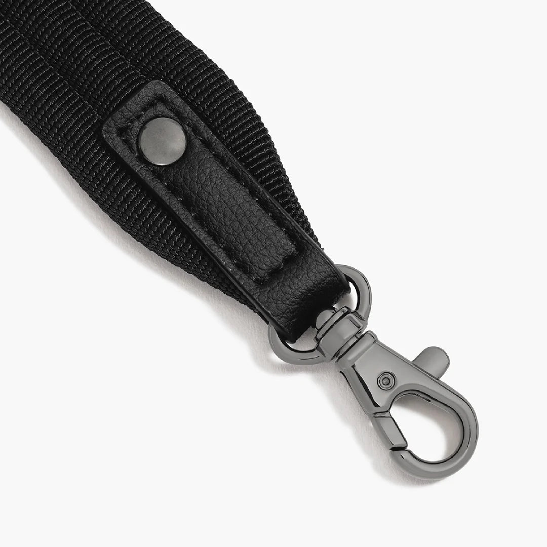 Lauren Hand Bag Inc Nouvelle Recycled Nylon Crossbody Bag - Black/Gunmetal/Grey