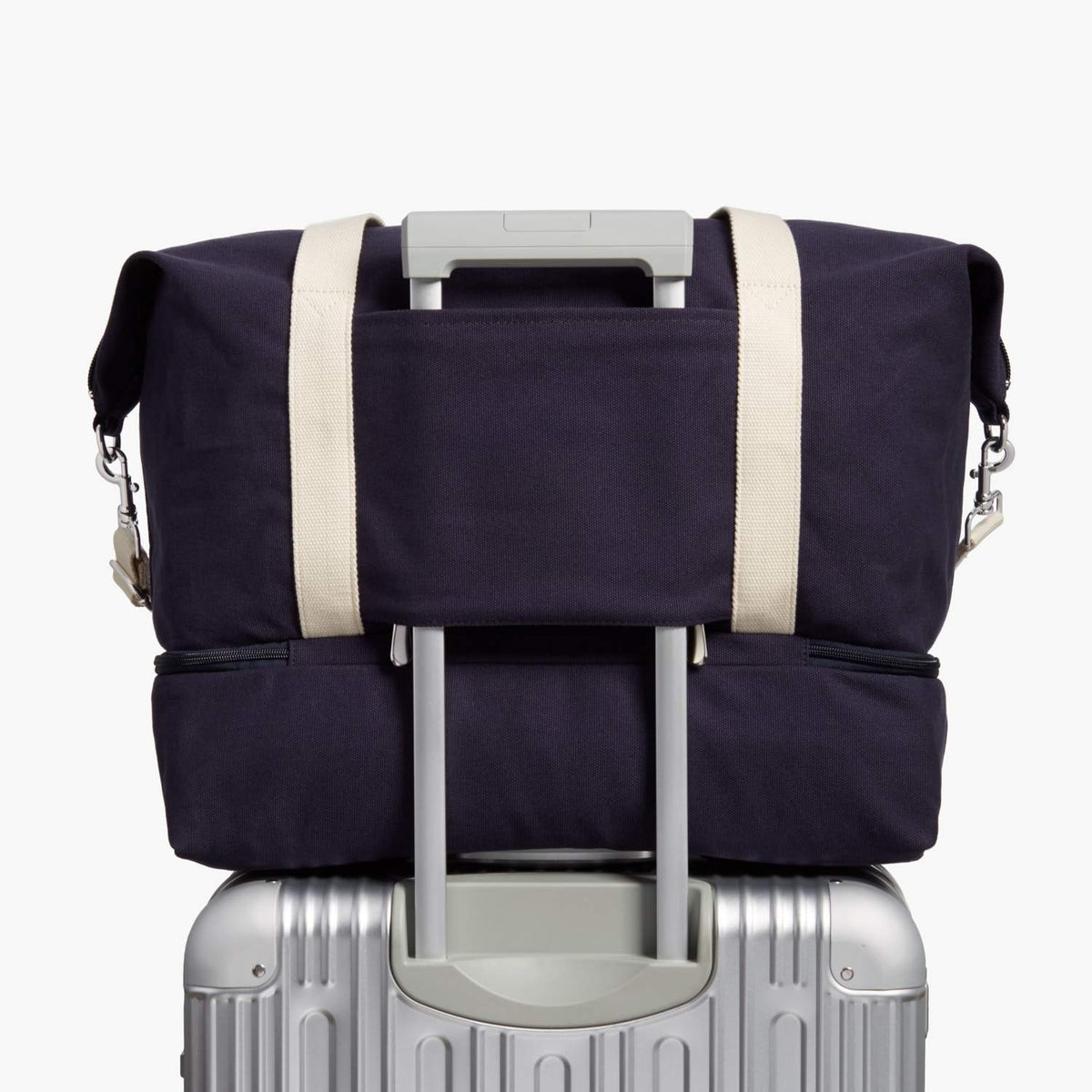 Deluxe Large Weekender Bag - Canvas - Deep Navy