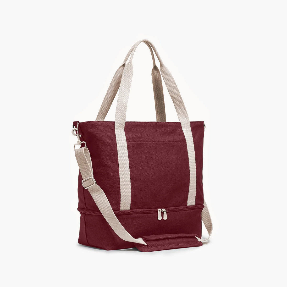 Deluxe Tote Bag - Canvas - Cabernet