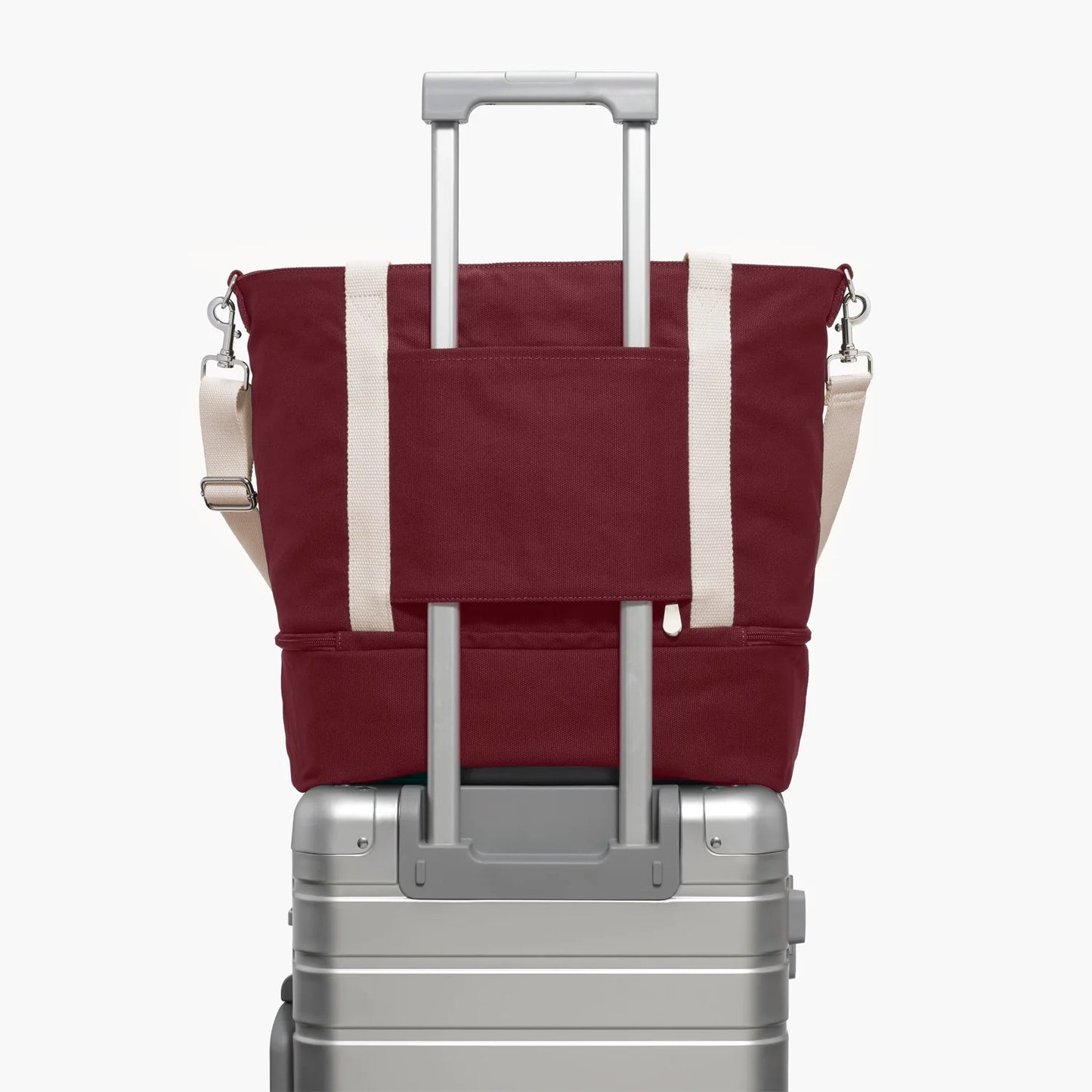 Deluxe Tote Bag - Canvas - Cabernet