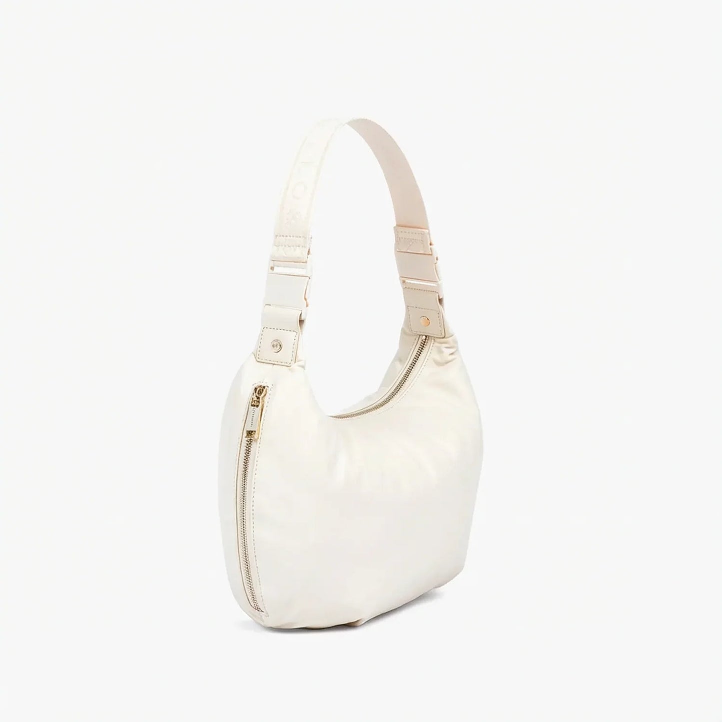 Lauren Hand Bag Inc Sheepskin Leather Crossbody Bag - Ivory/Gold/Camel