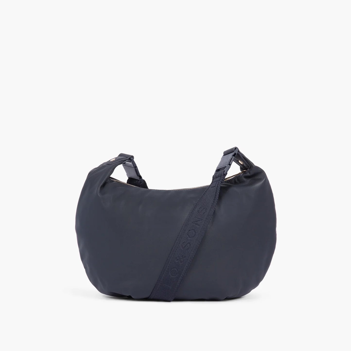 Lauren Hand Bag Inc Sheepskin Leather Convertible Crossbody - Navy/Gold/Camel