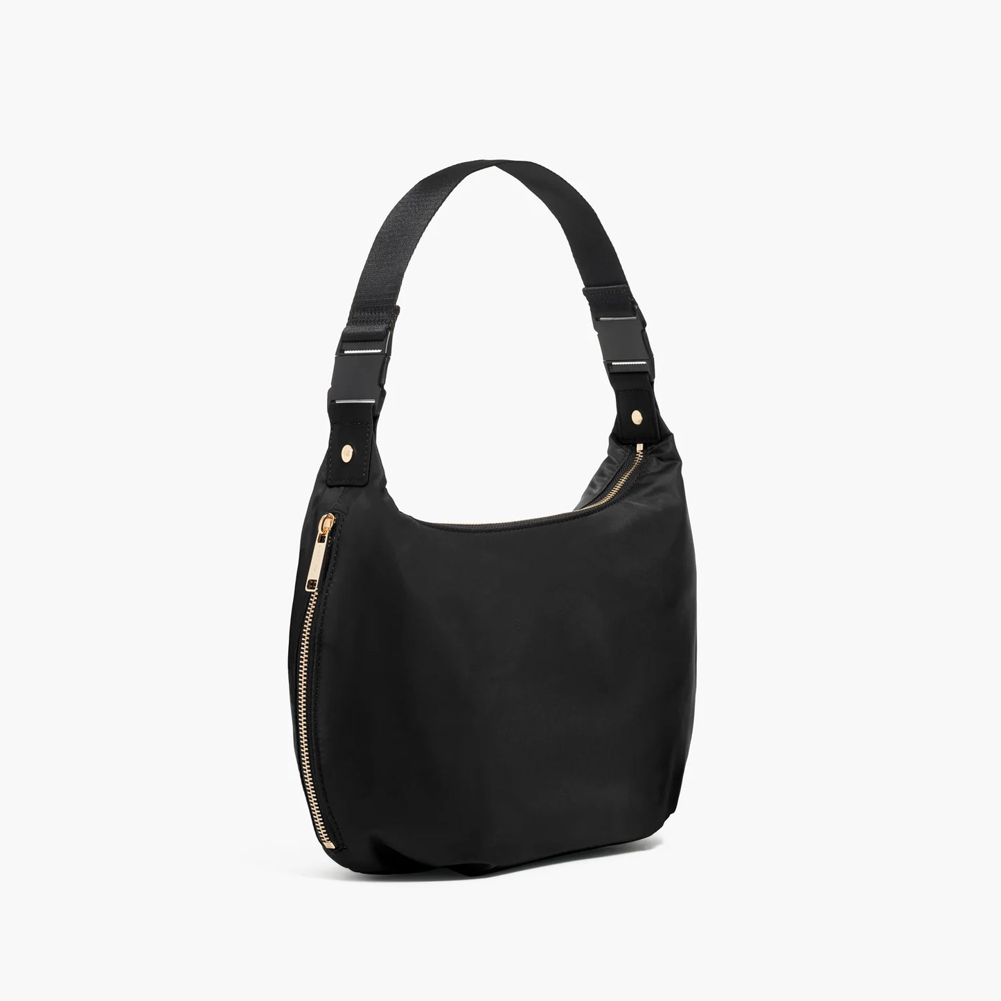 Lauren Hand Bag Inc 2 Nylon Crossbody Bag - Black/Gold/Lavender