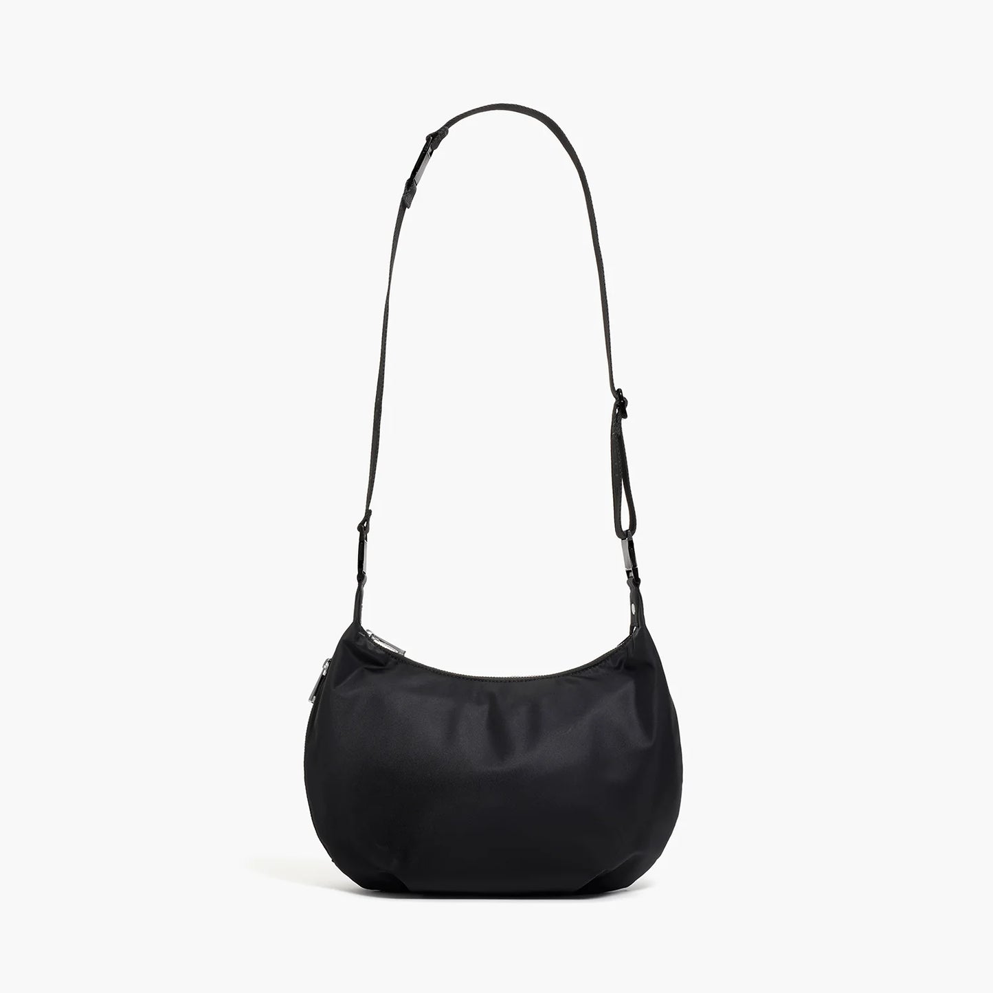 Lauren Hand Bag Inc 2 Nylon Crossbody Bag - Black/Gunmetal/Grey