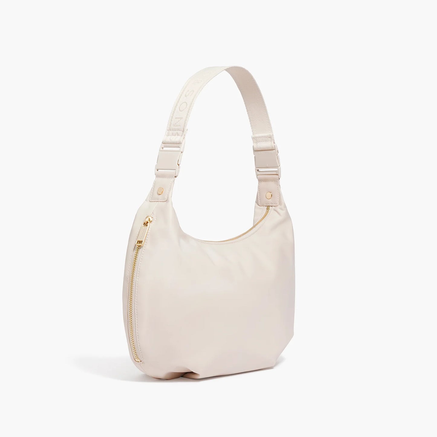 Lauren Hand Bag Inc Nylon Crossbody Bag - Ivory/Gold/Camel