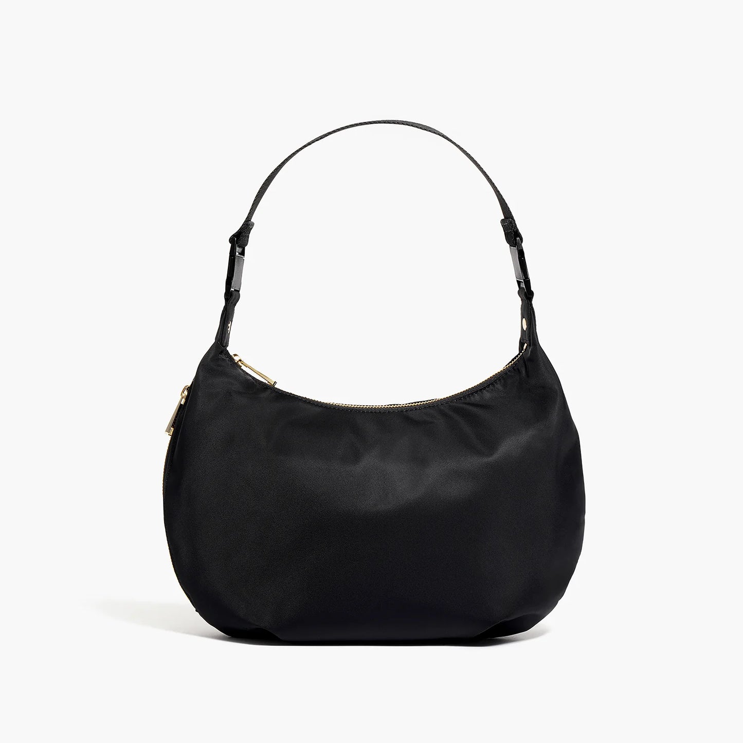Lauren Hand Bag Inc Aoyama 2 Nylon Crossbody Bag in Black/Gold/Lavender