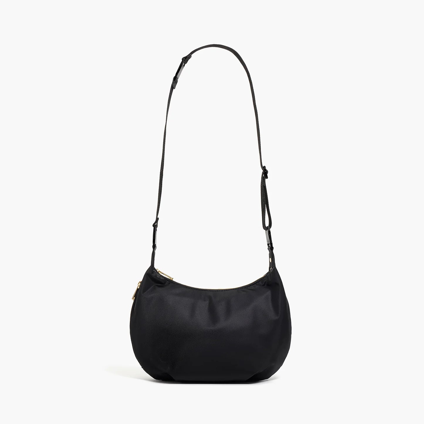 Lauren Hand Bag Inc 2 Nylon Crossbody Bag - Black/Gold/Lavender
