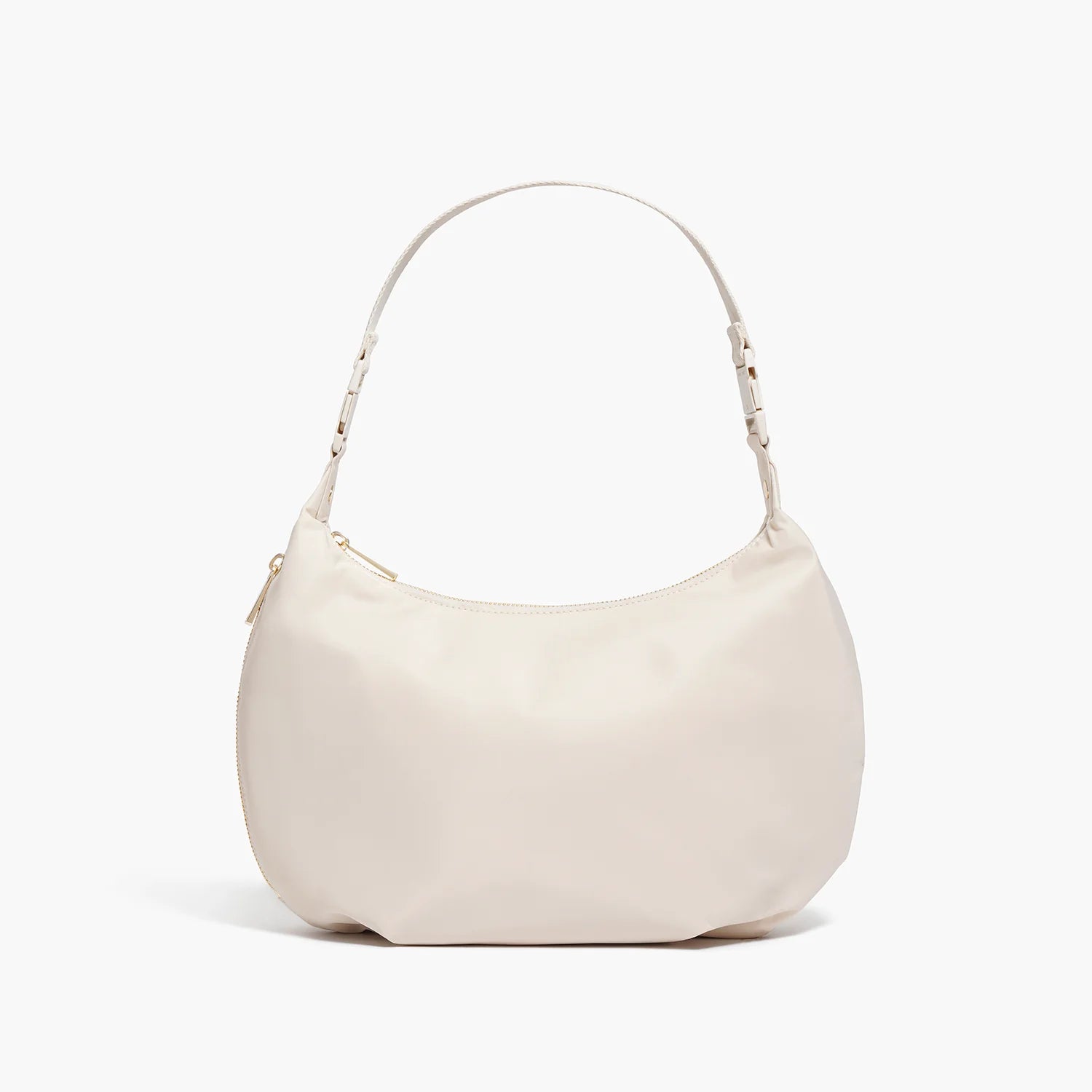 Lauren Hand Bag Inc Aoyama Nylon Crossbody Bag in Ivory/Gold/Camel