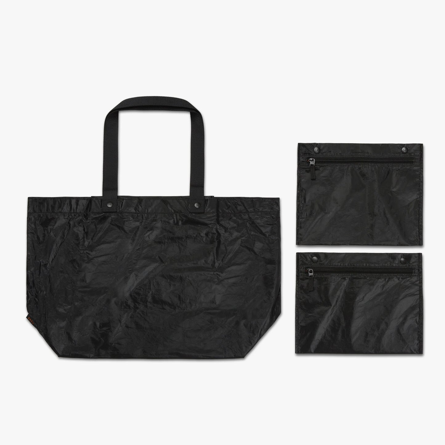 Lauren Hand Bag Inc Large Packable Tote - Tyvek Black