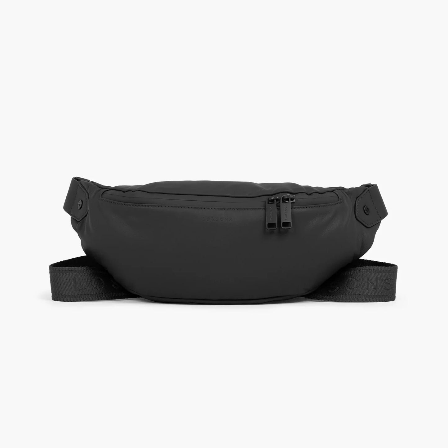 Lauren Hand Bag Inc Sheepskin Leather Fanny Pack - Black