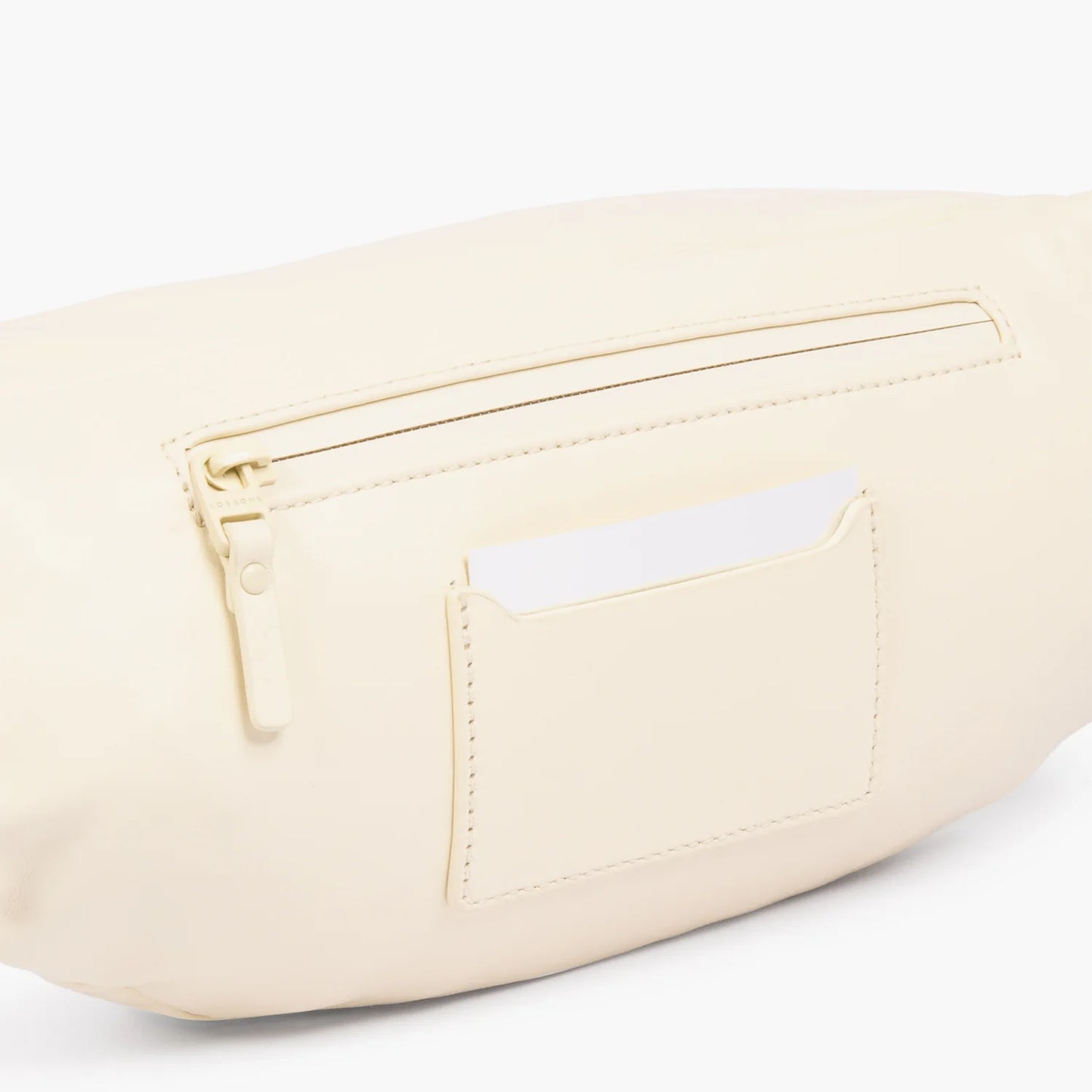Lauren Hand Bag Inc Sheepskin Leather Ivory Fanny Pack