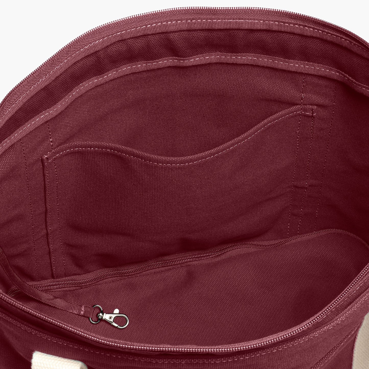 Lauren Hand Bag Inc Catalina Deluxe Tote - Eco-Friendly Canvas Cabernet