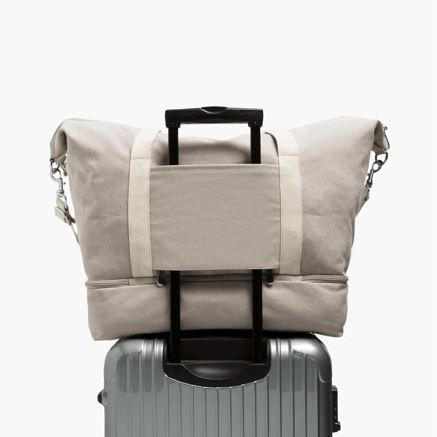Lauren Hand Bag Inc Deluxe Large – Eco Friendly Canvas Dove Grey