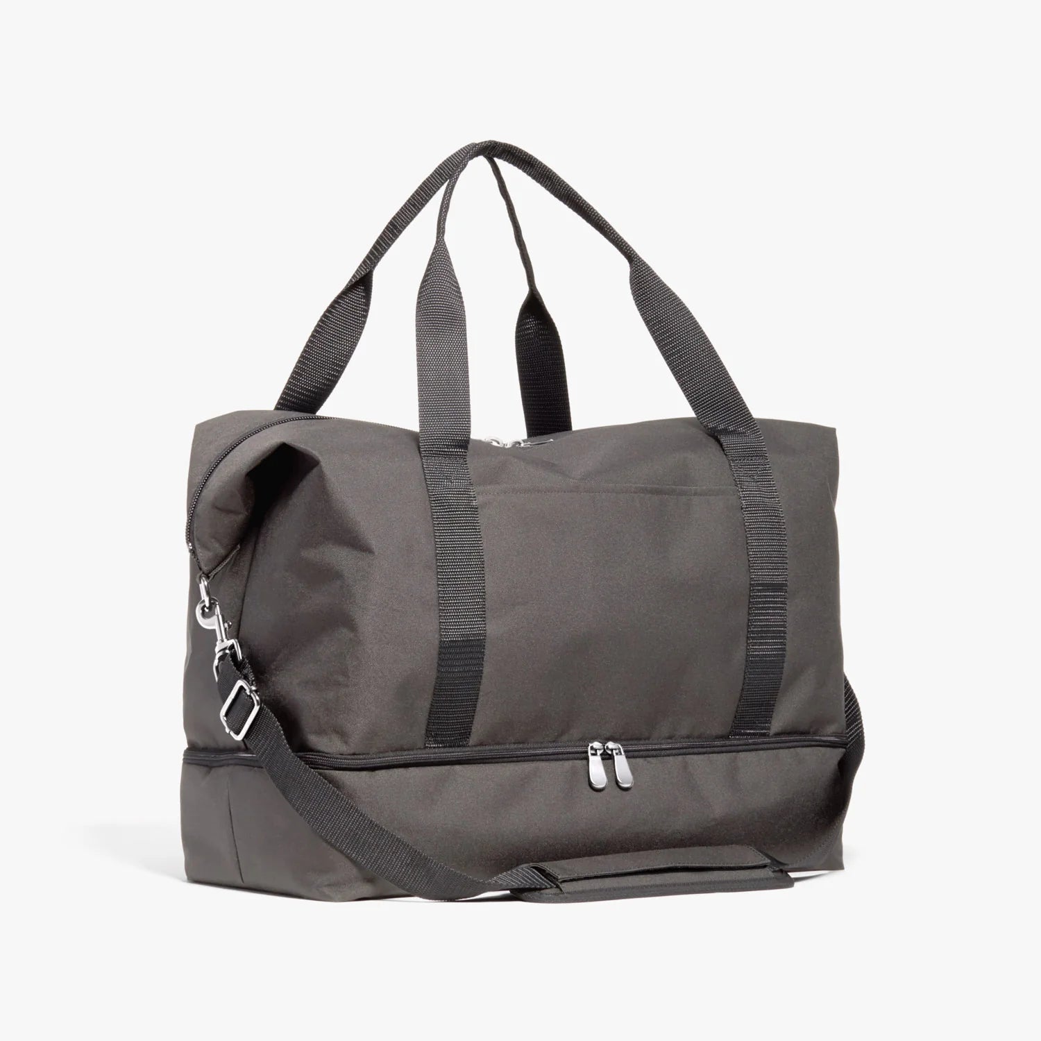 Lauren Hand Bag Inc Deluxe Large Weekender Bag in Grey 600D Recycled Poly