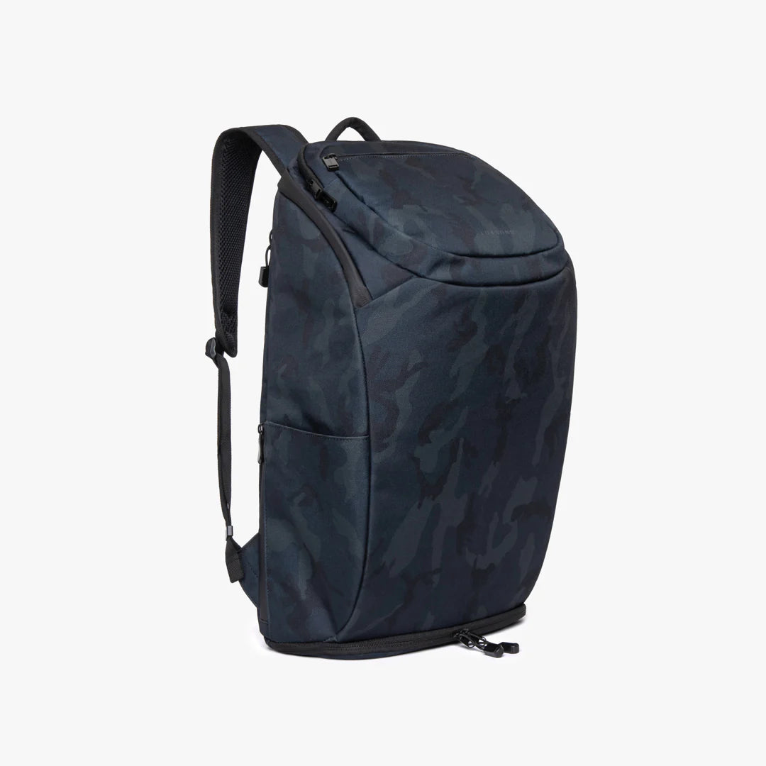 Lauren Hand Bag Inc Hakuba 600D Recycled Poly Navy Camo Backpack in Black and Grey