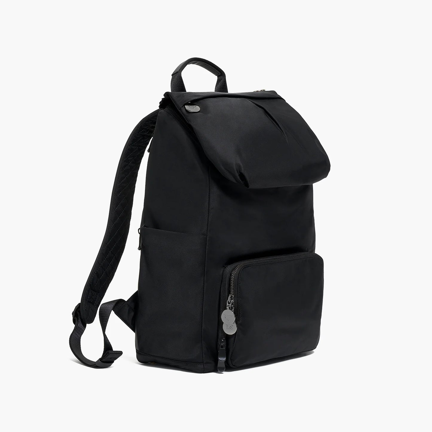 Lauren Hand Bag Inc Rucksack - Recycled Nylon - Black / Gunmetal / Grey