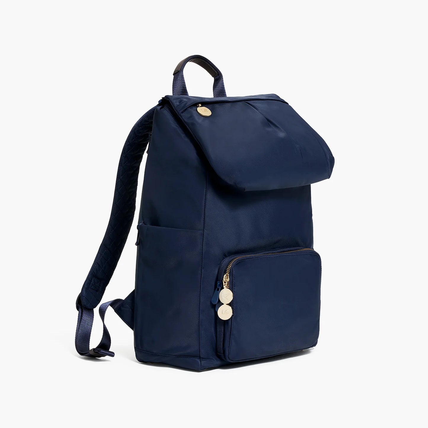 Lauren Hand Bag Inc Rucksack - Recycled Nylon Deep Navy Gold Azure