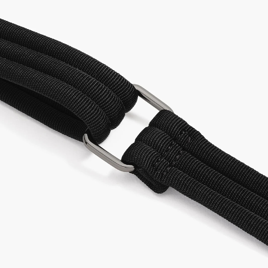 Lauren Hand Bag Inc Nouvelle Recycled Nylon Crossbody Bag - Black/Gunmetal/Grey