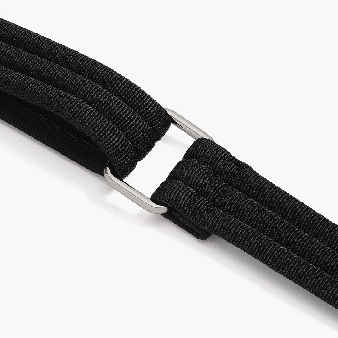 Lauren Hand Bag Inc Nouvelle Recycled Nylon Crossbody Bag - Black/Silver/Grey