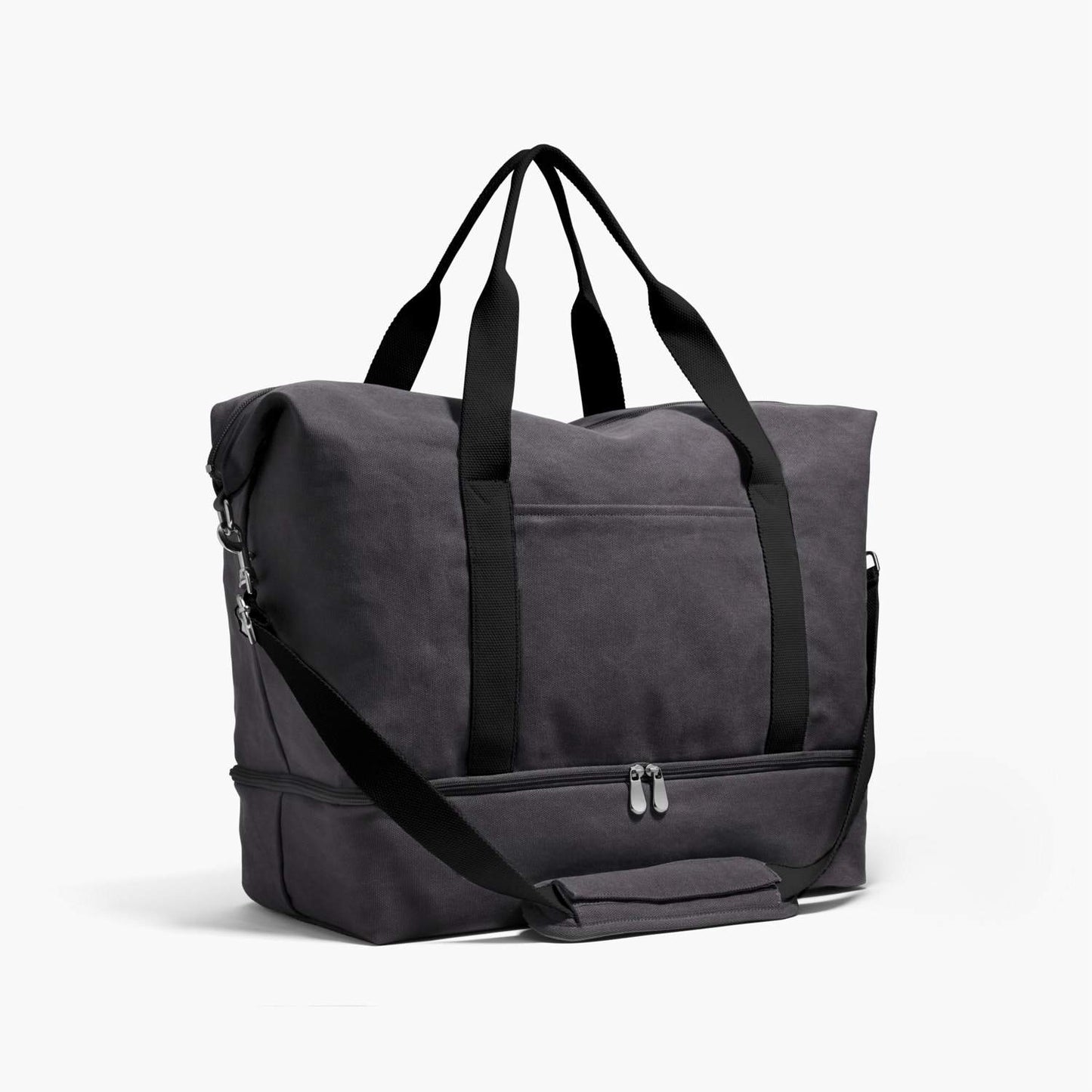 Lauren Hand Bag Inc Catalina Deluxe Large Eco Friendly Canvas Weekender Bag in Midnight Ash