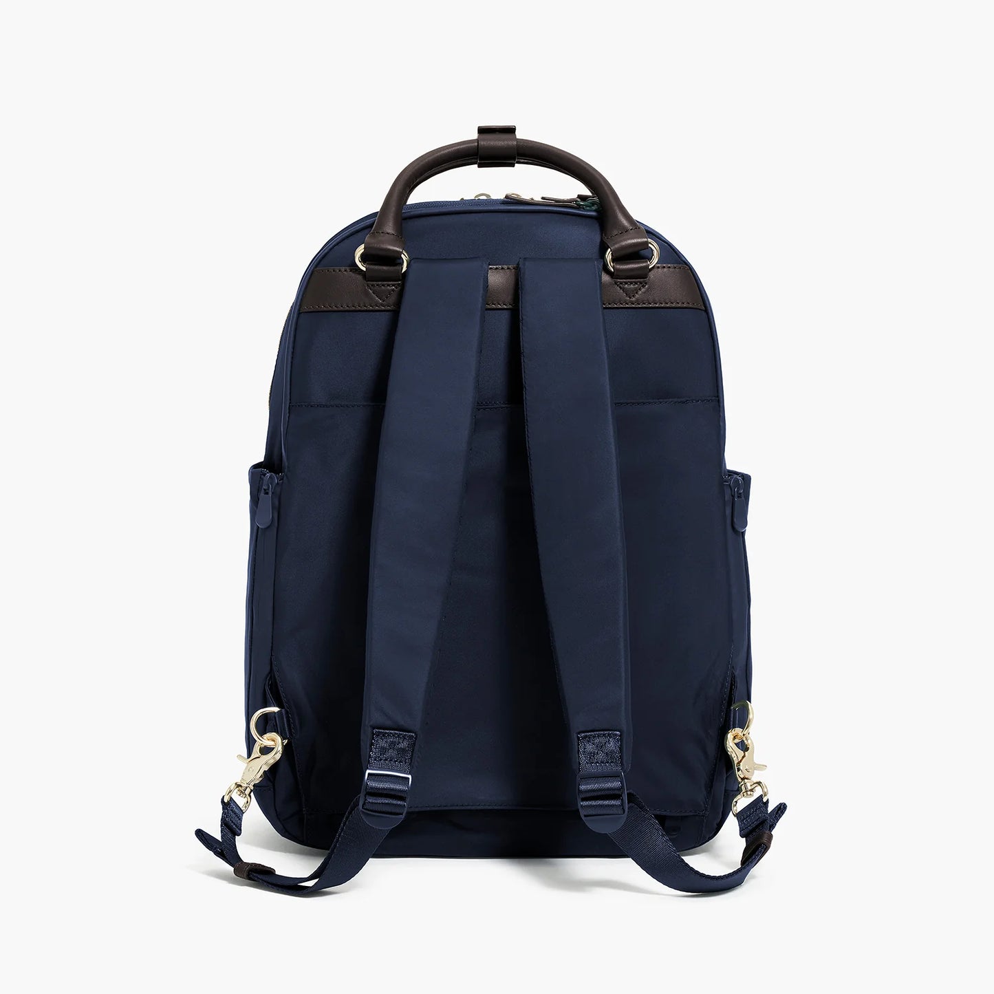 Lauren Hand Bag Inc Rowledge 2 Nylon Backpack Tote - Deep Navy / Gold / Azure