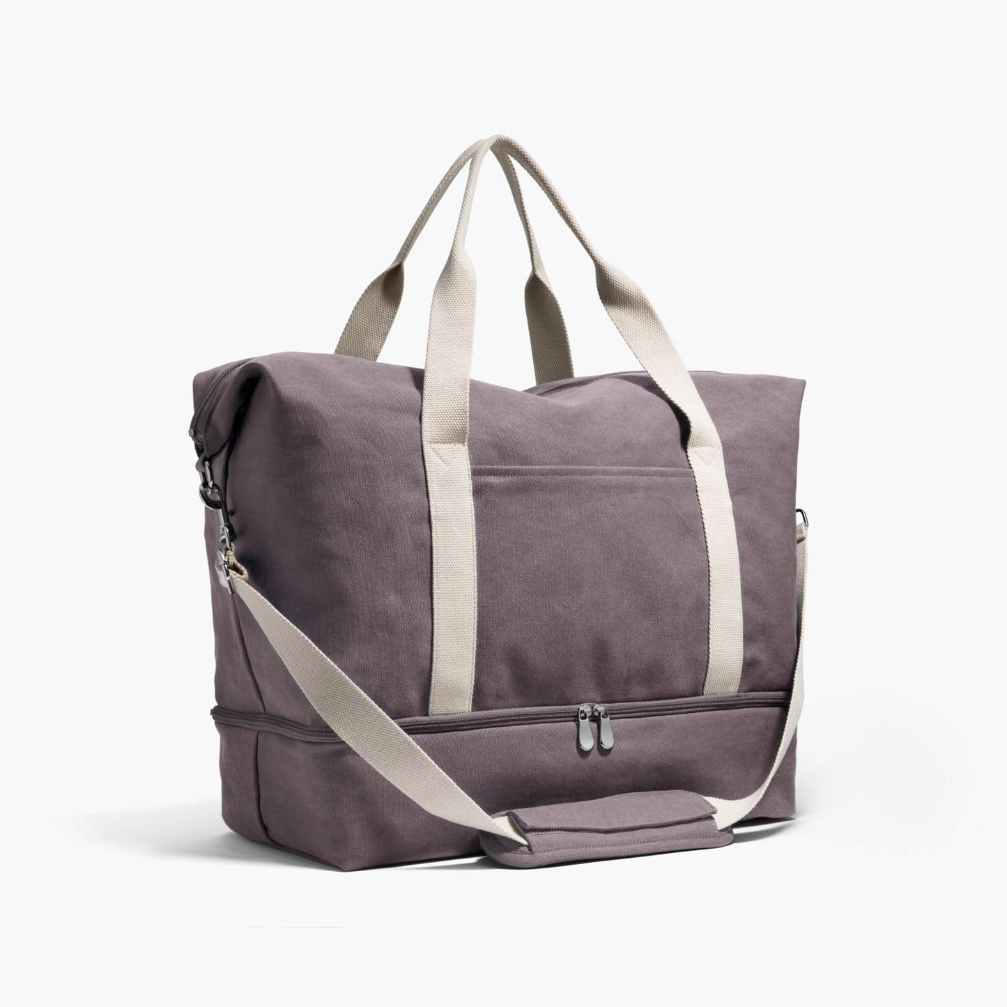 Lauren Hand Bag Inc Catalina Deluxe Large Eco-Friendly Canvas Weekender Bag in Thistle